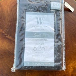Wamsutta 525 std pillow pair charcoal